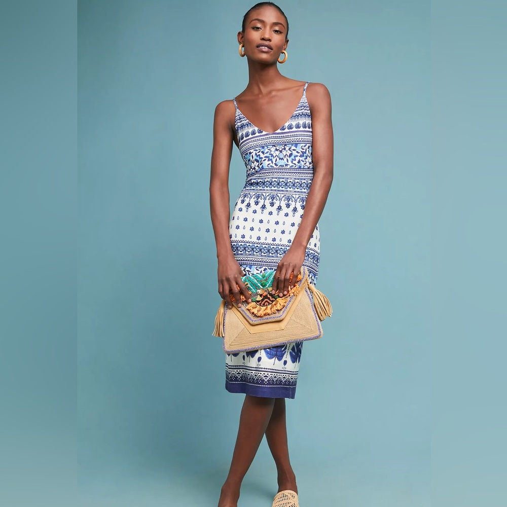 Farm Rio Tiled Slip dress XS